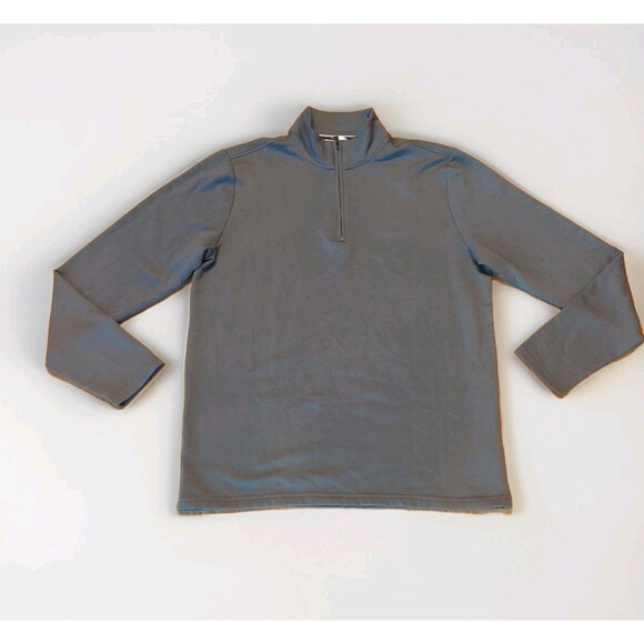 Original Weatherproof Vintage Quarter Zip Pullover Shirt Mens Large Gray - Picture 1 of 8